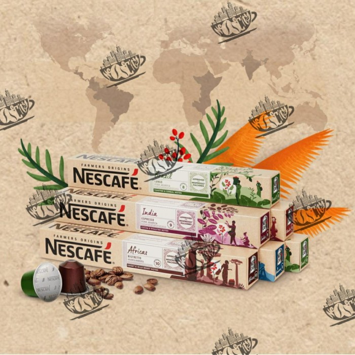 

MURAH Nescafe Farmers Origins Nespresso Compatible(Kopi Kapsul) Coffee - India