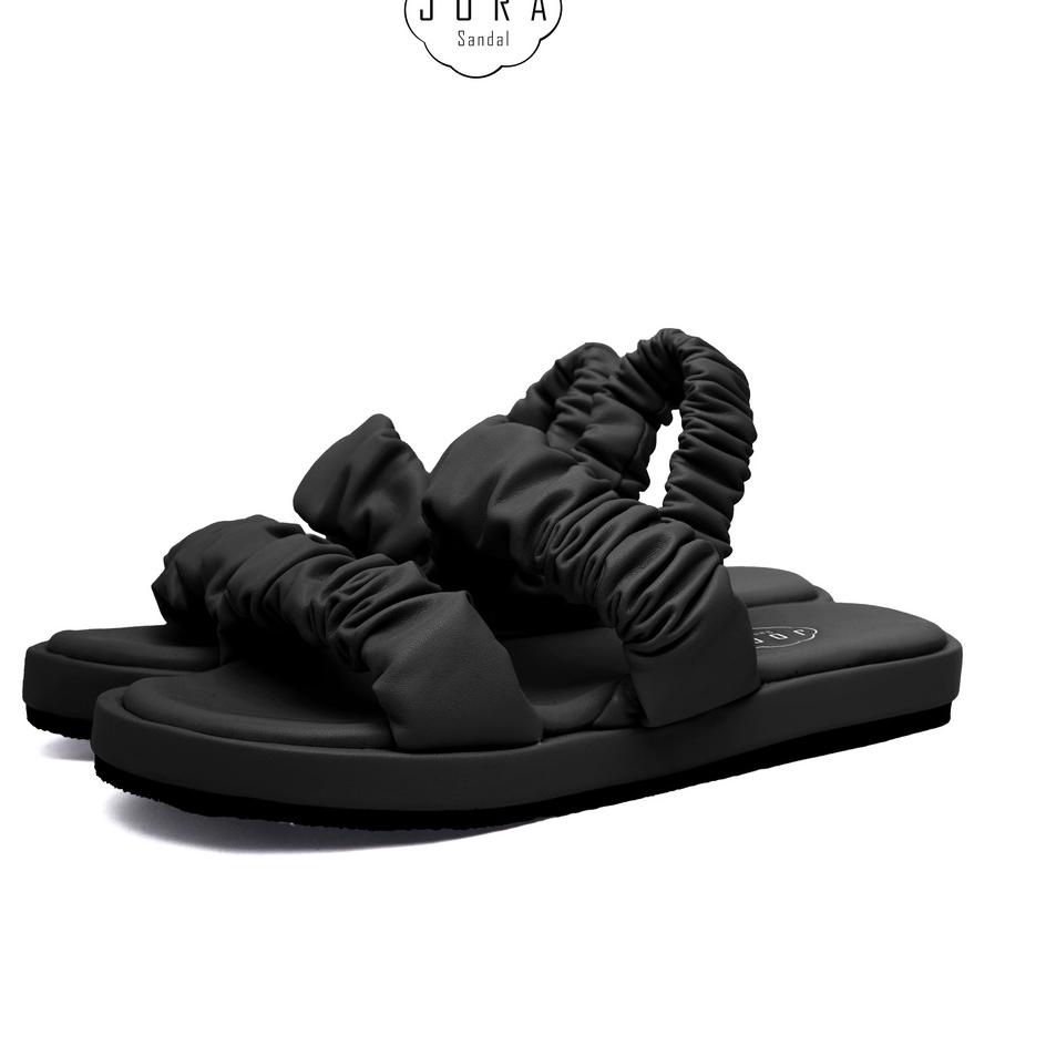 ((TERLARIS)) JORA - Sandal Wanita - Lumie Hitam