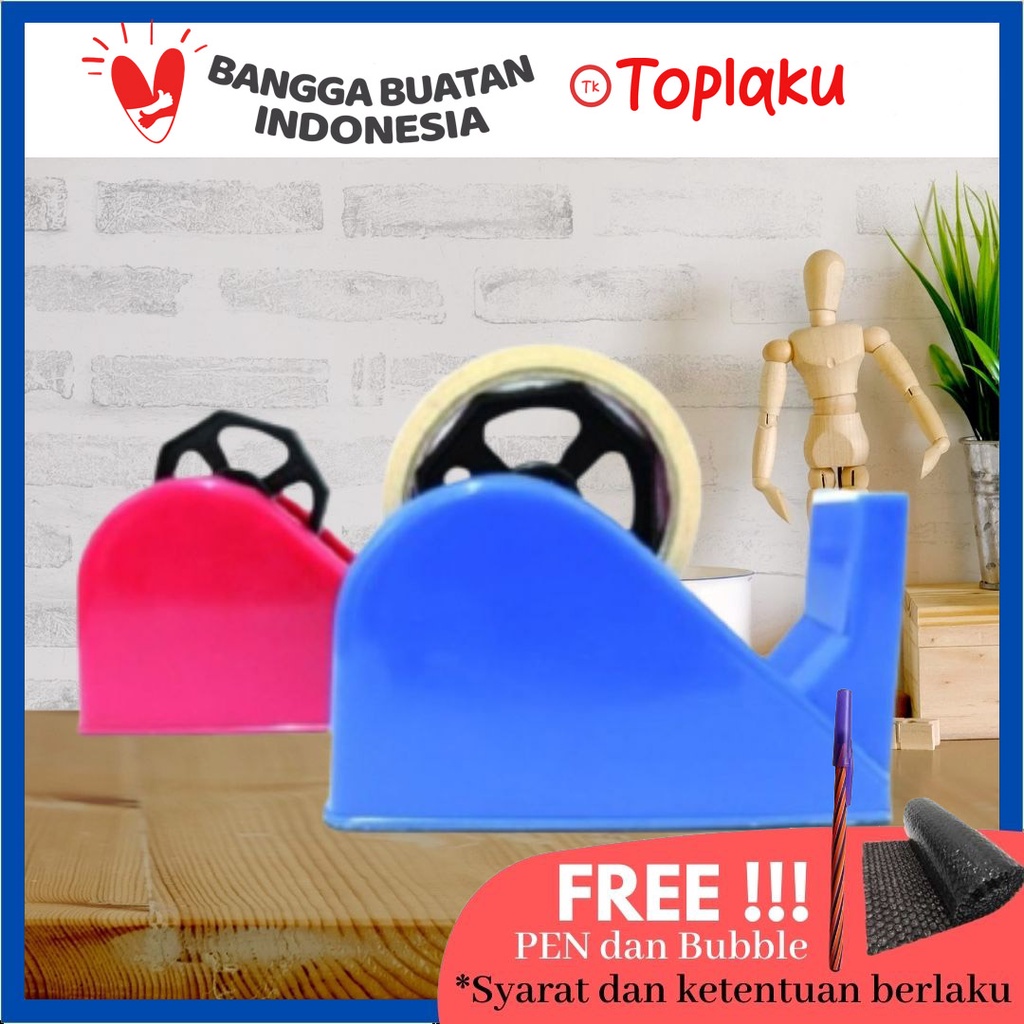 Jual Topla Tape Dispenser Cutter Besar Tempat Lakban Isolasi Solatip