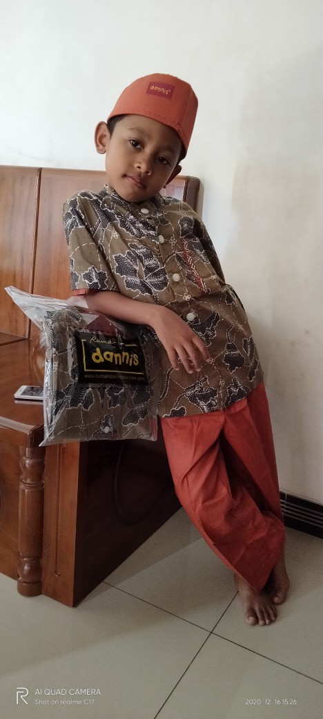 Baju Muslim Anak Batik Lawasan