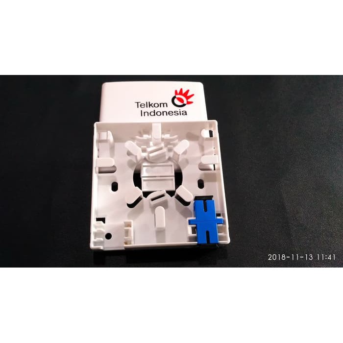 Roset 2 Core Logo Telkom 1 Adapter SC UPC Fiber Optik [𝗛𝗶𝗴𝗵 𝗤𝘂𝗮𝗹𝗶𝘁𝘆]