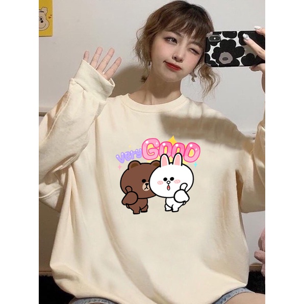 🅳🅵 Sweater BT21 Korean New Karakter style | Sweter BTS Wanita &amp; Pria Terbaru | Dhea Fashion