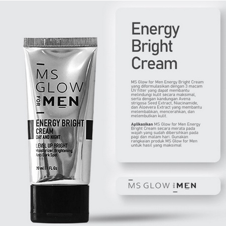 ⭐BAGUS⭐(PAKET) MS GLOW ORIGINAL PAKET MEN ULTIMATE / WHITENING / ACNE / LUMINOUS SERIES FREE POUCH