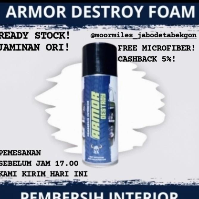 Moormiles Armor Destroy Foam Pembersih Interior Mobil Ampuh Dan Promo