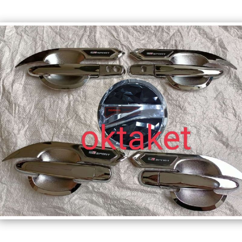 paket outer handle tank cover all new Rush Terios 2018 2021 2022 gr sport chrome