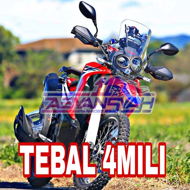 WINDSHIELD CRF250 FLYSCREEN. VISOR HONDA CRF RALLY. TEBAL 4MILI