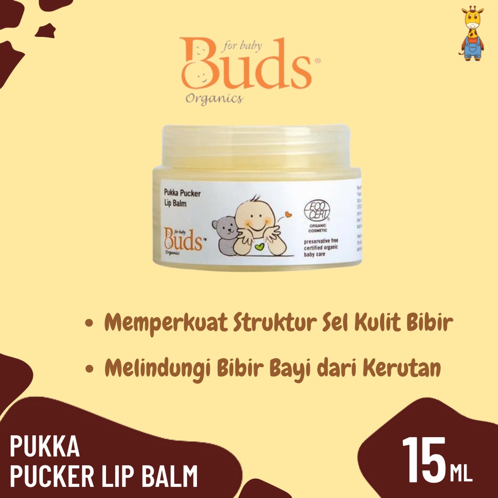 BUDS Pukka Pucker Lip Balm 15ml