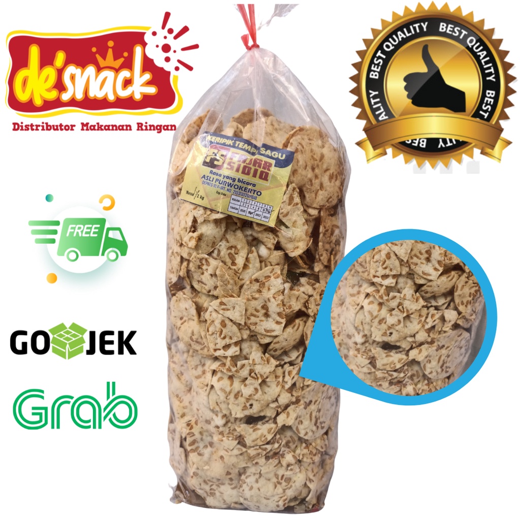 

DISTRIBUTOR/GROSIR/SNACK/CEMILAN KERIPIK TEMPE SAGU
