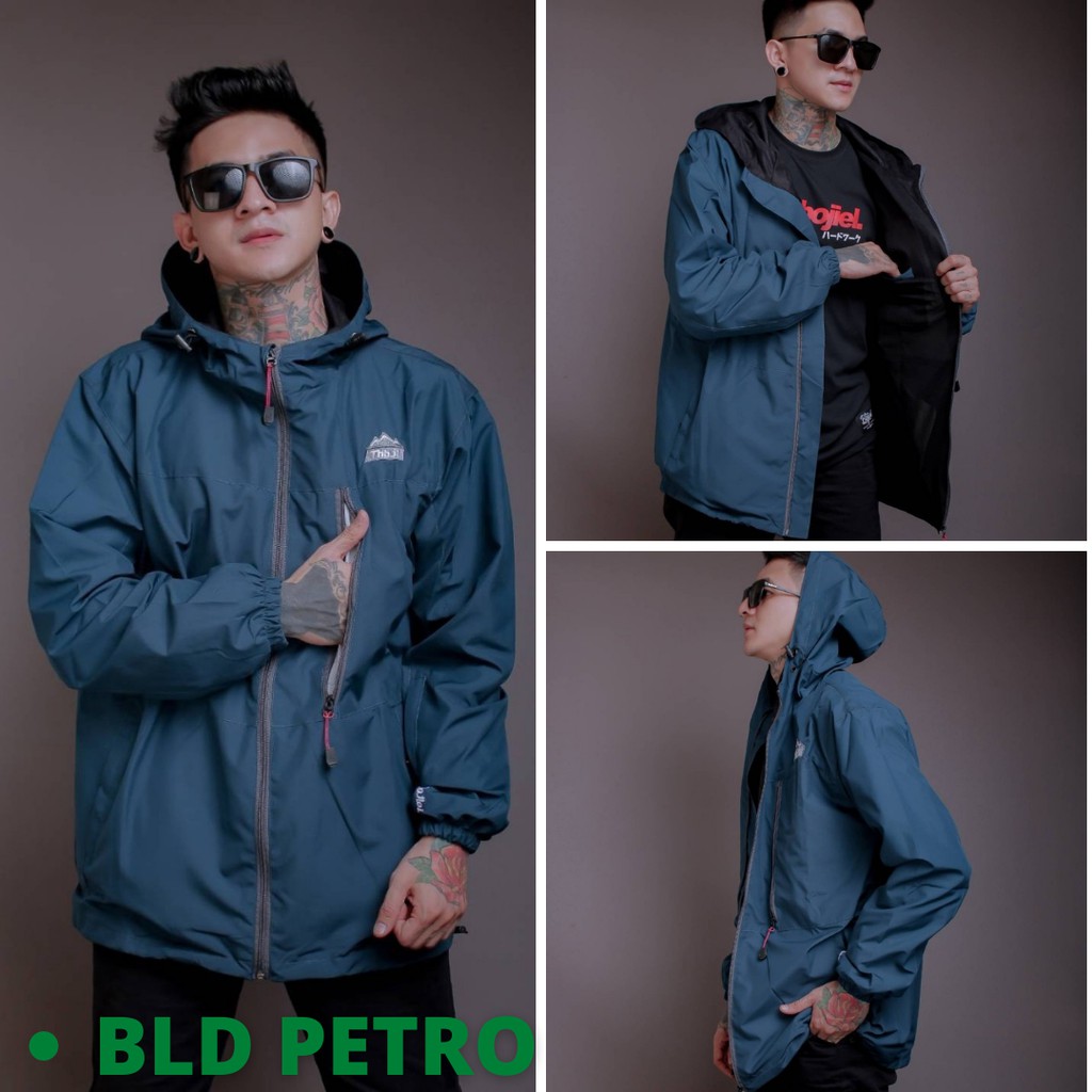 Jaket Pria / Wanita Outdoor type New Tactical BLD - Jaket Waterproof - jaket parasut - jaket gunung-BLD 1 PETRO
