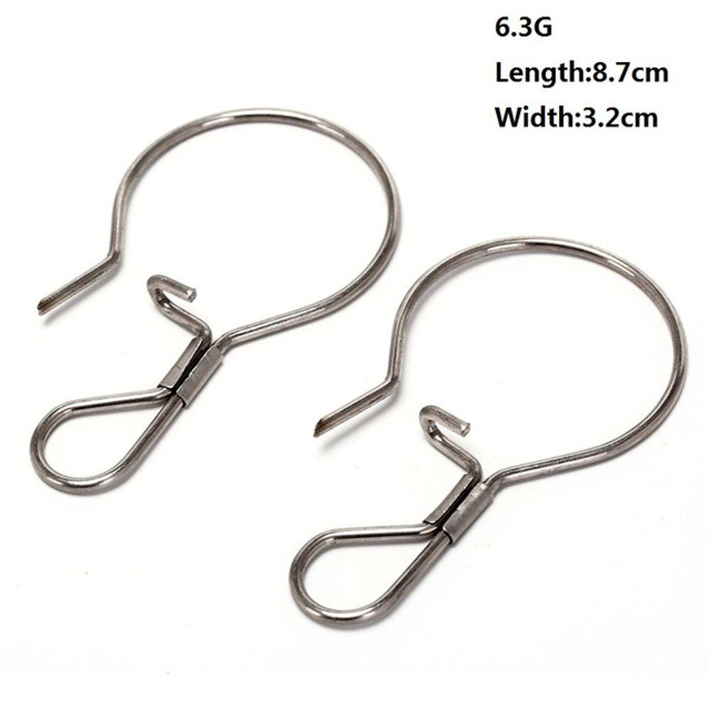 Agustinina Alat Pancing Outdoor Fishing Stringer Clip Fish Lock Cable Fishing Tackle Tackle Stringer