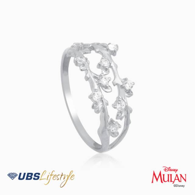CINCIN EMAS PUTIH UBS DISNEY PRINCESS MULAN LIMITED EDITION - 750 PUTIH - CCY0079
