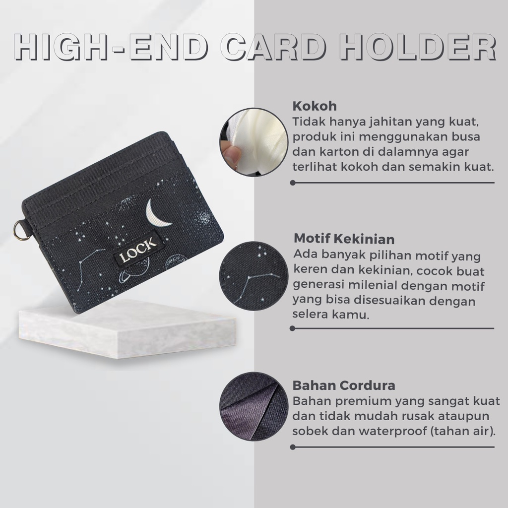 Dompet Mini Tempat Kartu ATM Smart Slim Wallet Credit Card Holder LS021