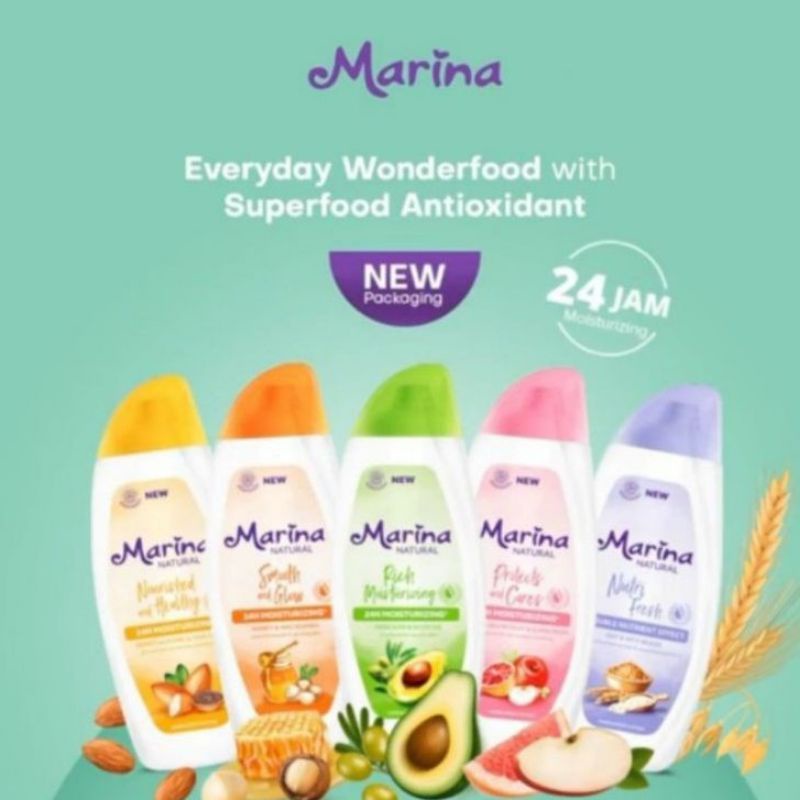 Marina Natural Body Lotion 150 ml|Hand Body Marina Original 100%