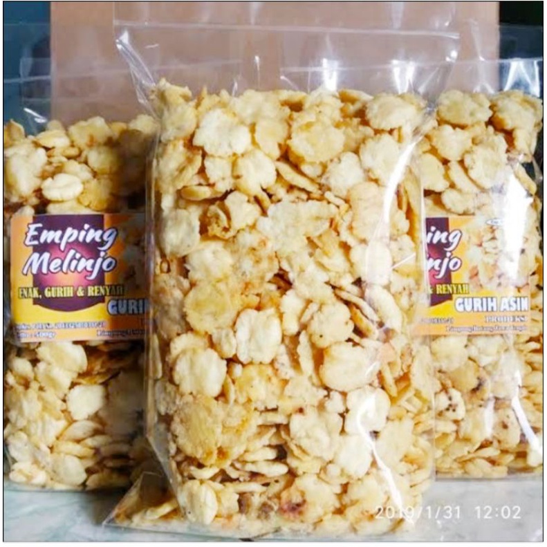

Emping ceplis Original 1 Kg Emping khas Serang