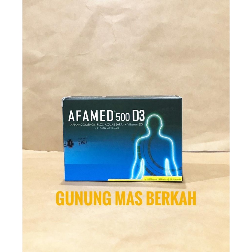 AFAMED D3 500MG Afamed D3 500mg-Vitamin dan suplement
