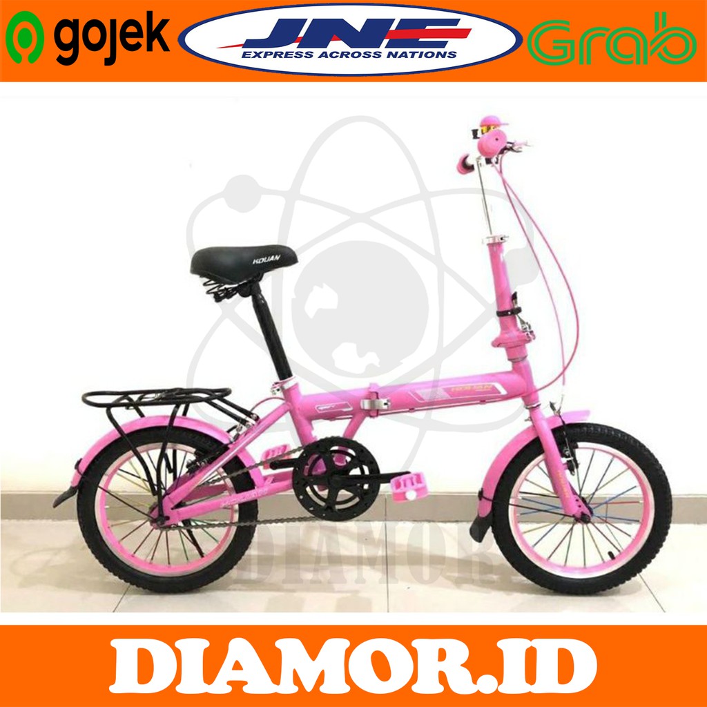 Sepeda Lipat Anak 16 inch Kouan Roda Bantu
