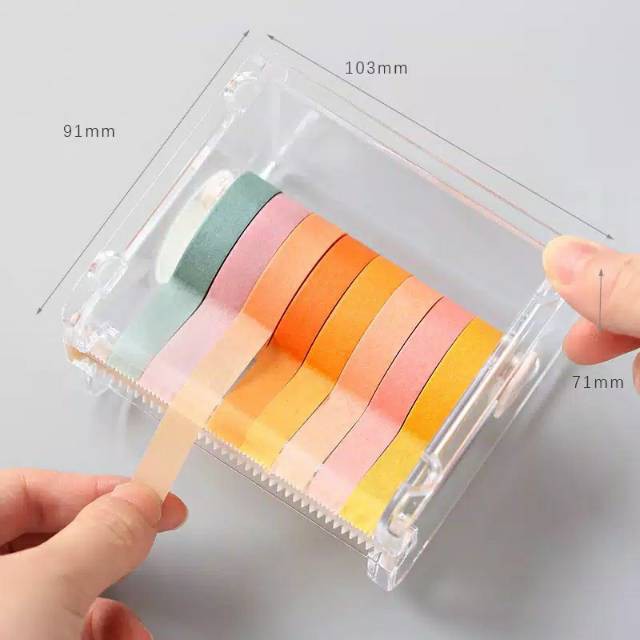 

Washi Tape Organized Cutter Tool / Washi Tape Dispenser