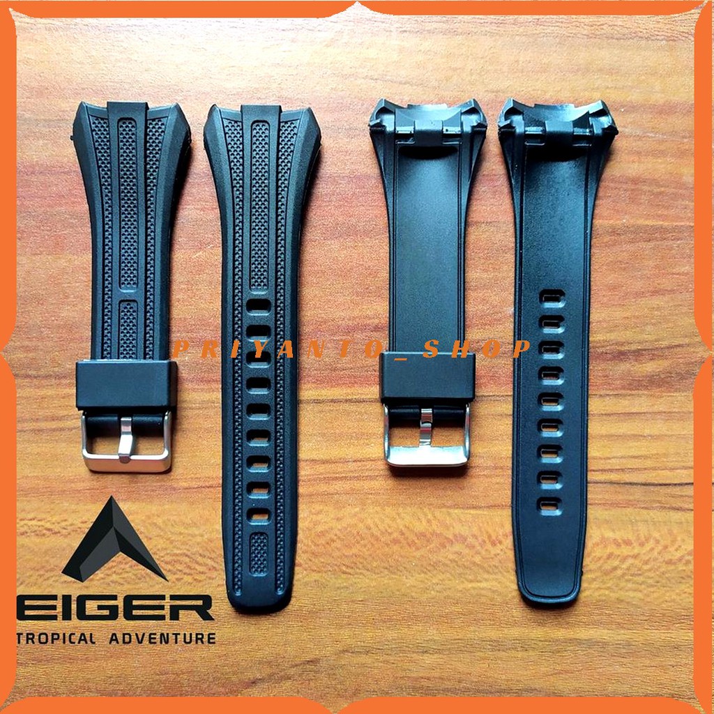 Strap Tali Jam Tangan Ls 68 Ls68 LS-68 Rubber Hitam