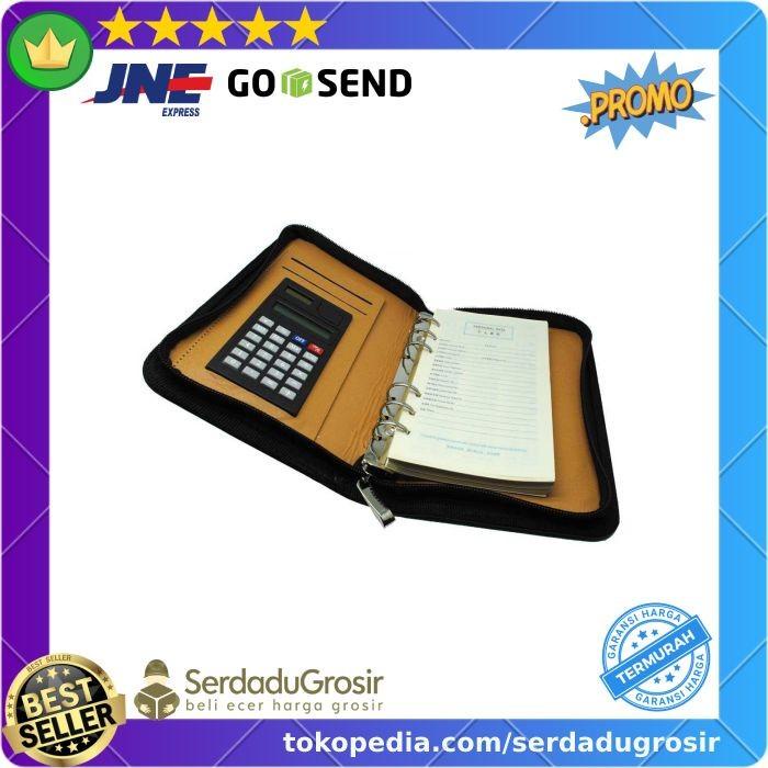 

Jurnalku Buku Catatan Binder Note Cover Kulit With Kalkulator - Y8302 Bagus