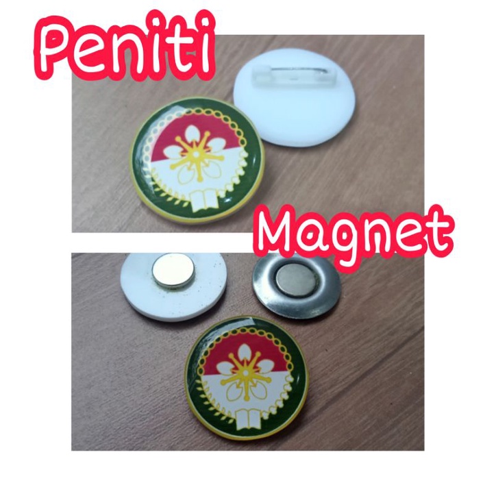 Pin Dharma Wanita - Peniti &amp; Double Magnet