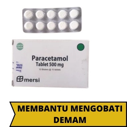 Paracetamol 500mg Mersi per Strip