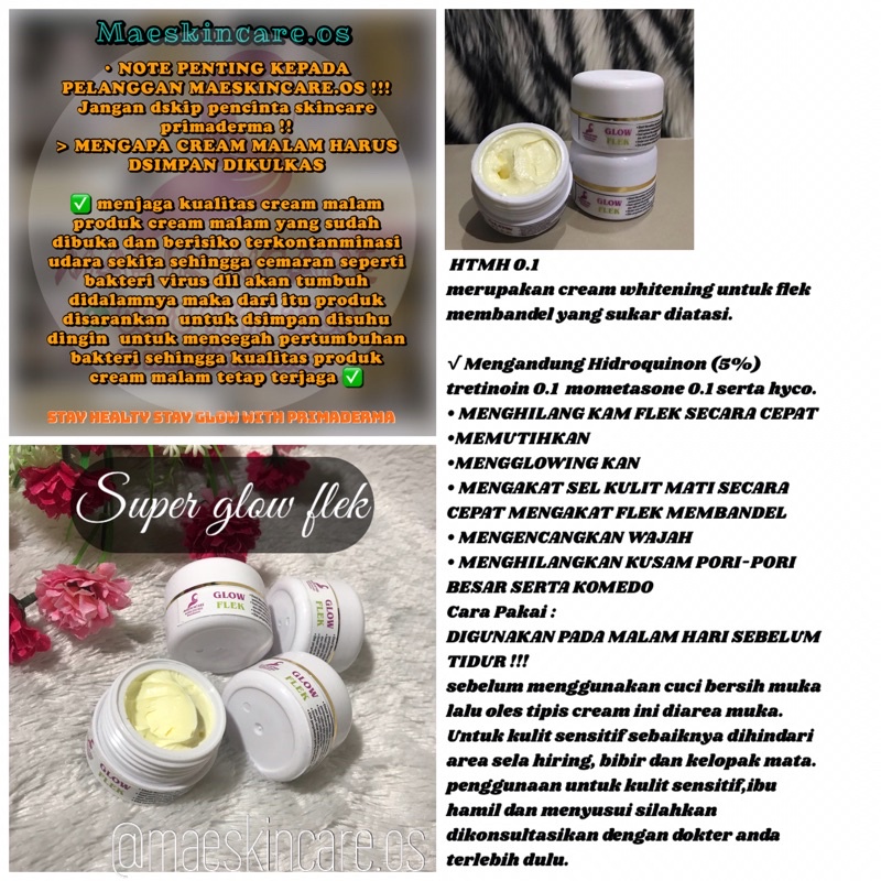 CREAM MALAM GLOW FLEK(bonus jelly glow mini)