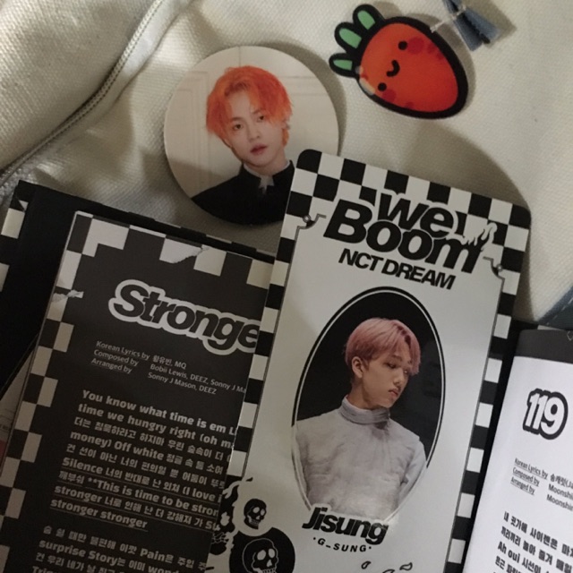 circle card chenle boom card jisung we boom