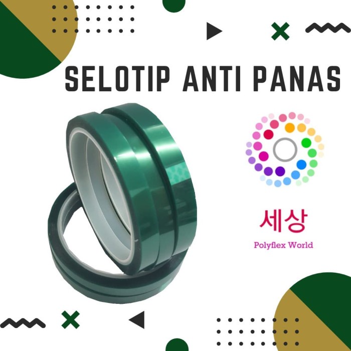 

Sale Isolasi Tahan Panas Kapton Tape 10 Mm Termurah Bagus