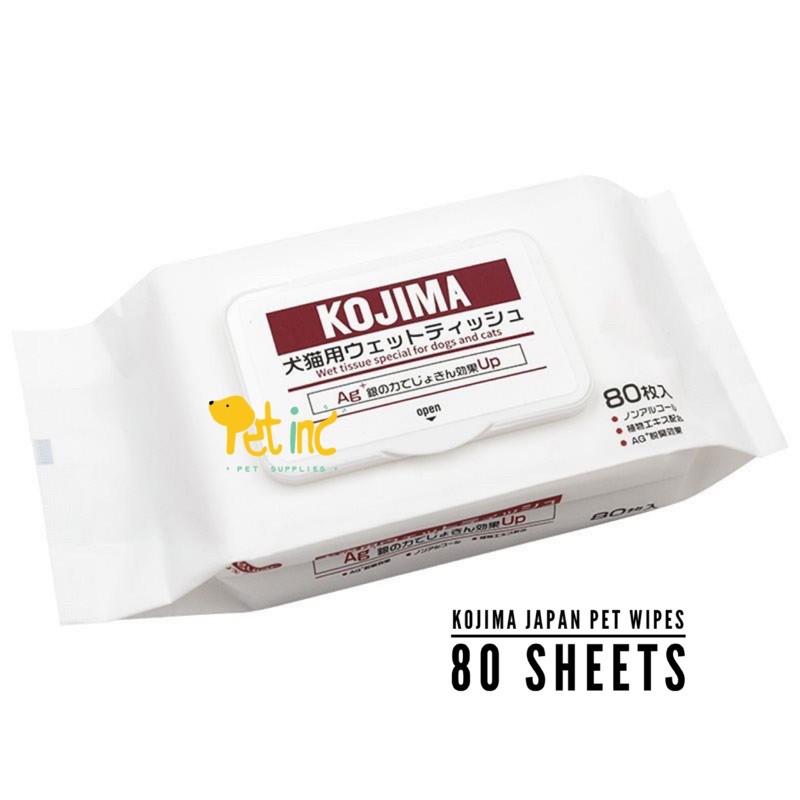 Kojima japan pet wipes isi 80 lembar