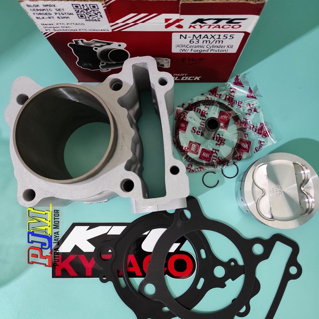BLOK SEHER CYLINDER BLOK N MAX AEROX 63-65MM CERAMIC FORGED KYTACO
