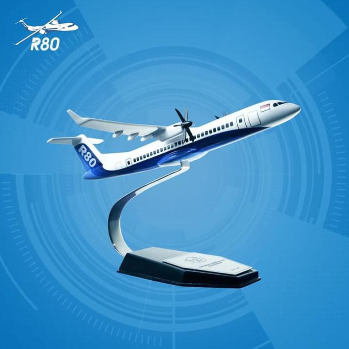 Official Miniatur : Pesawat R80 - Termurah 