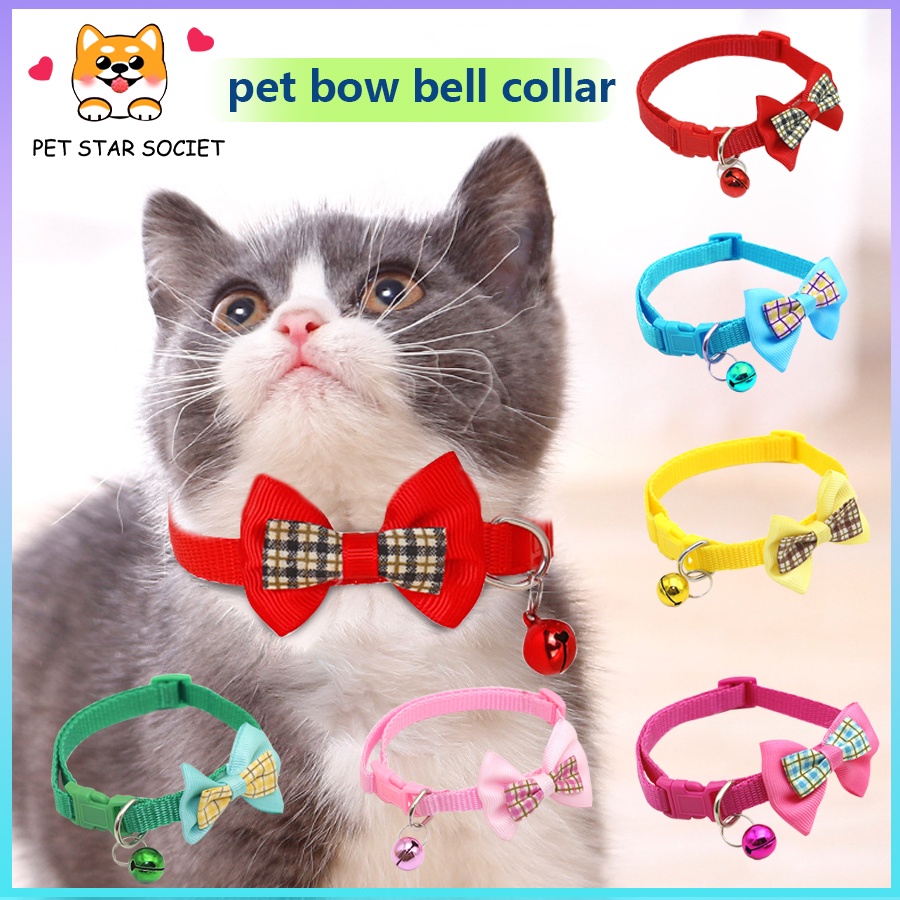 Kalung Kucing PITA Motif Lonceng Murah Lucu Aksesoris Untuk Anjing Cat Kelinci Colar Collar Babahcat