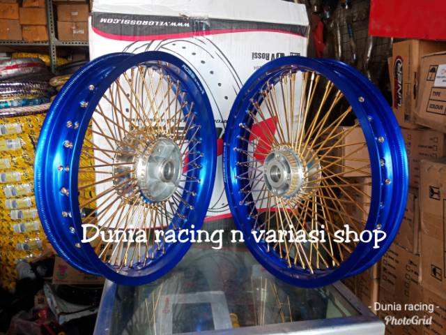 Velg jari jari seribu Satria Fu Sonic 150 CB 150 CBR 150 paketan Ban luar sama stel