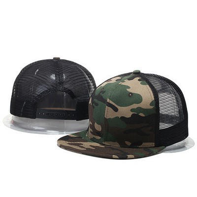 Topi Pengemudi Truk Flat Brim Dapat Disesuaikan Beberapa Warna pria dan wanita topi baseball pria dan wanita di sepanjang topi jaring kosong topi hip-hop