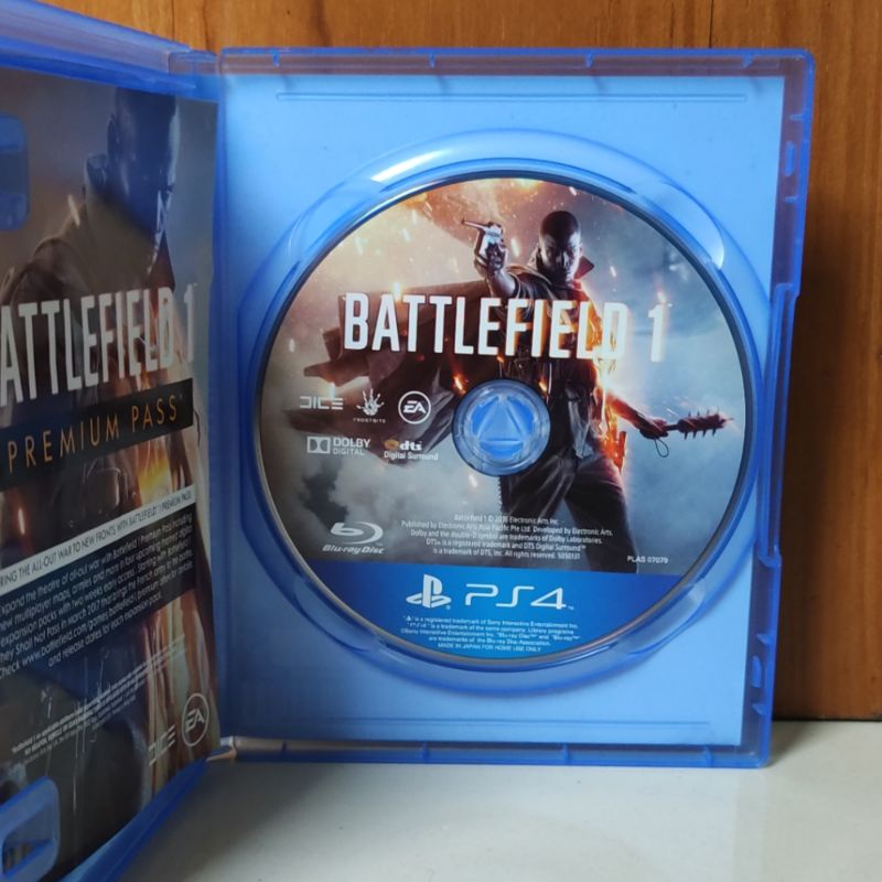 Kaset Battlefield 1 PS4 Battle Field 1 Playstation PS 4 5 Battlefields CD BD Game Games Ps4 Ps5 V 2 3 4 BF Region 3 Asia Reg