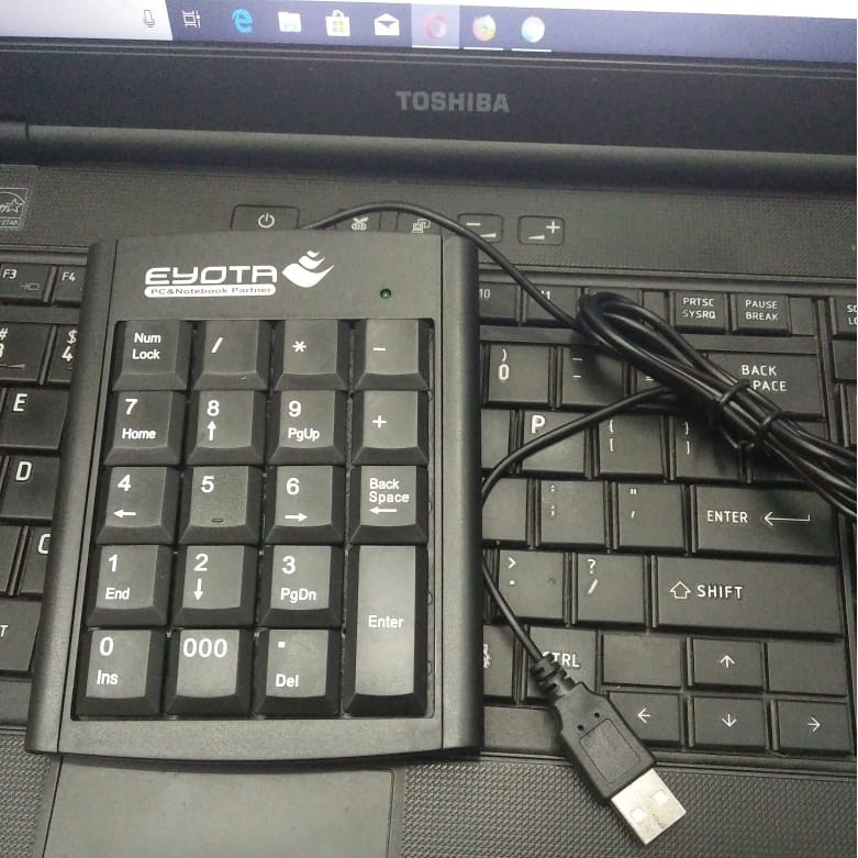 Numeric Keypad Mini Keyboard Numpad, Angka, Numerik, Kasir