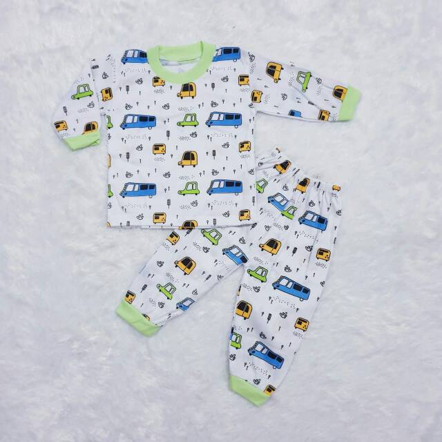 Piyama anak mobil lucu