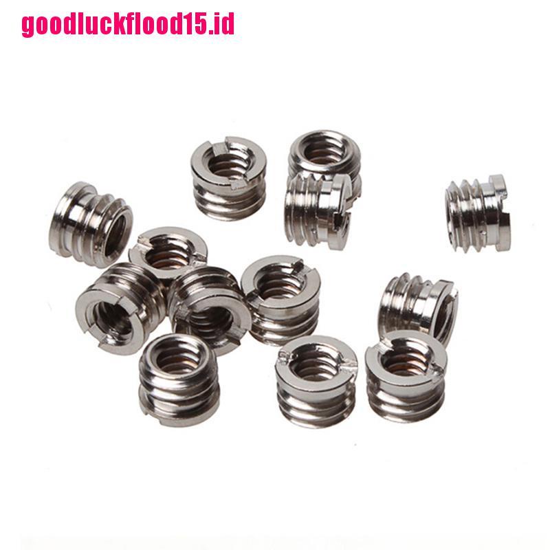 {LUCKID}1/4&quot; to 3/8&quot; Convert Screw (5pack) Adapter for Tripod and camera and quick X8K5 New