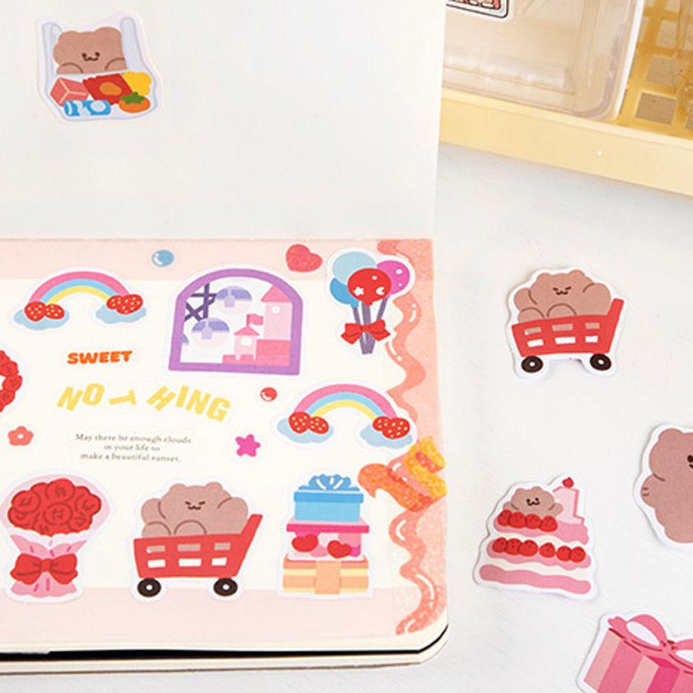 Agustina Kartun Alat Tulis Stiker Kawaii Korea Scrapbooking Animals Album Handbook Perlengkapan Sekolah