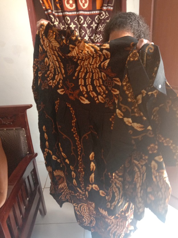 Atiya Batik Couple Keluarga Busui Motif Kenari Merah