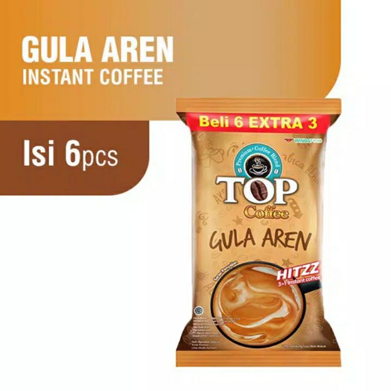 

TOP KOPI Gula Aren isi 6 sachet + 3 sachet