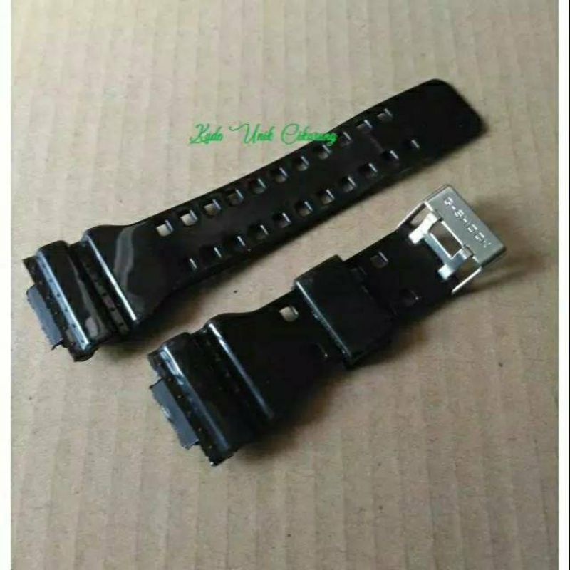 TALI JAM TANGAN CASIO G-SHOCK GR-8900 GR8900 GR 8900 WARNA HITAM METALIK FREE PEN