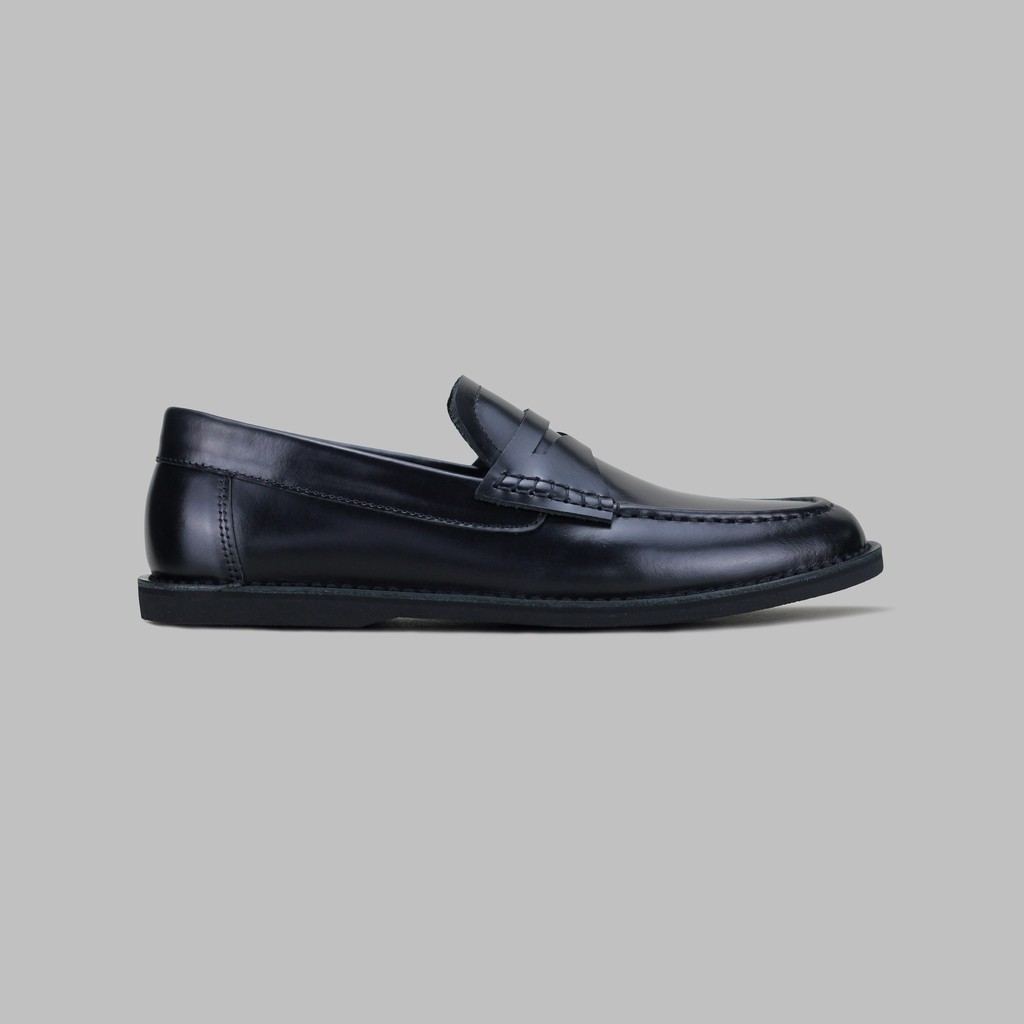 ARTAP Footwear - Sepatu Kulit Asli Pria - Loafers Full Black