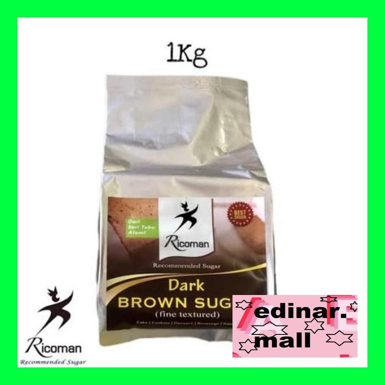 

50Siusbu Ricoman Dark Brown Sugar 1Kg Bud050S