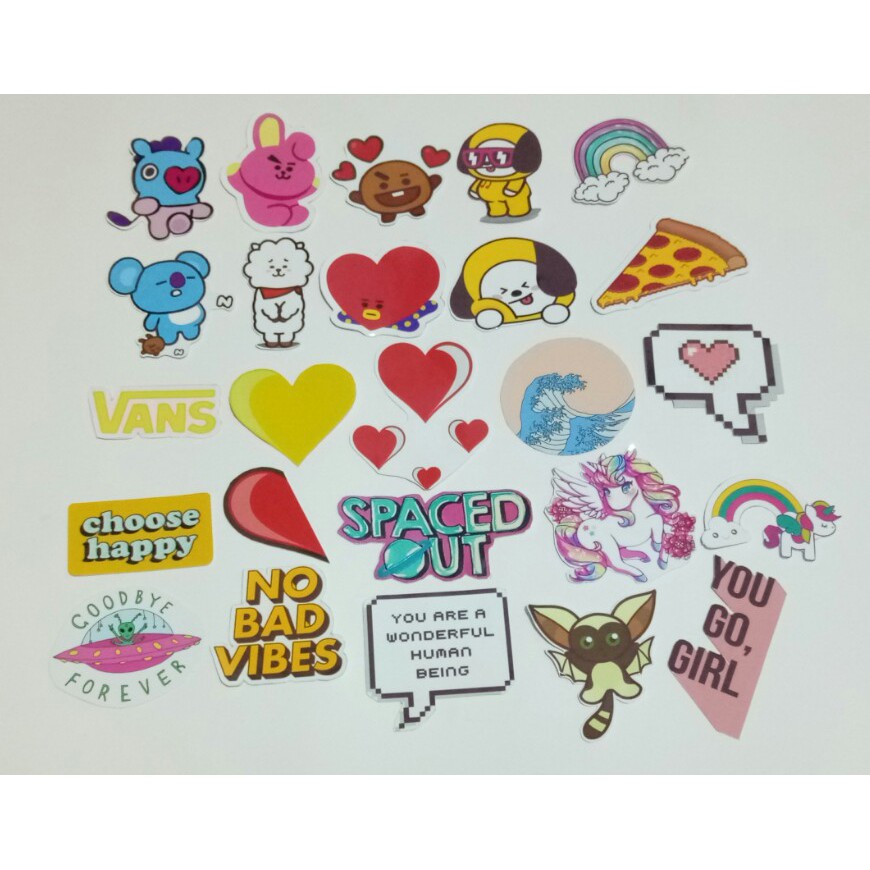 

CETAK STICKER GLOSSY 5cm