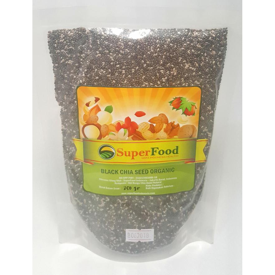 

Superfood SFI ORGANIK BLACK CHIA SEED MEXICO 250 Gram