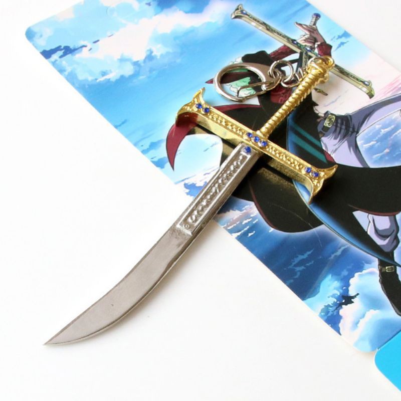Gantungan Kunci Pedang Yoru Mihawk Anime One Piece