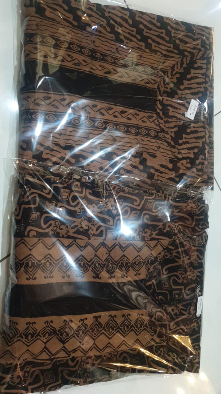 Gamis Batik Bahan Rayon Model A Line