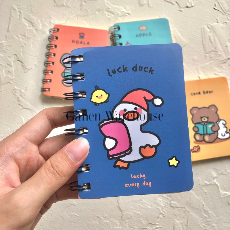 

[GW] Notebook Buku Mini Kartun Animal Buku Tulis Kecil Korea
