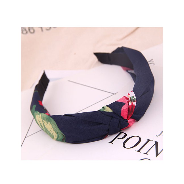 LRC Bando Fashion Printed Knotted Hair Hoop A60158